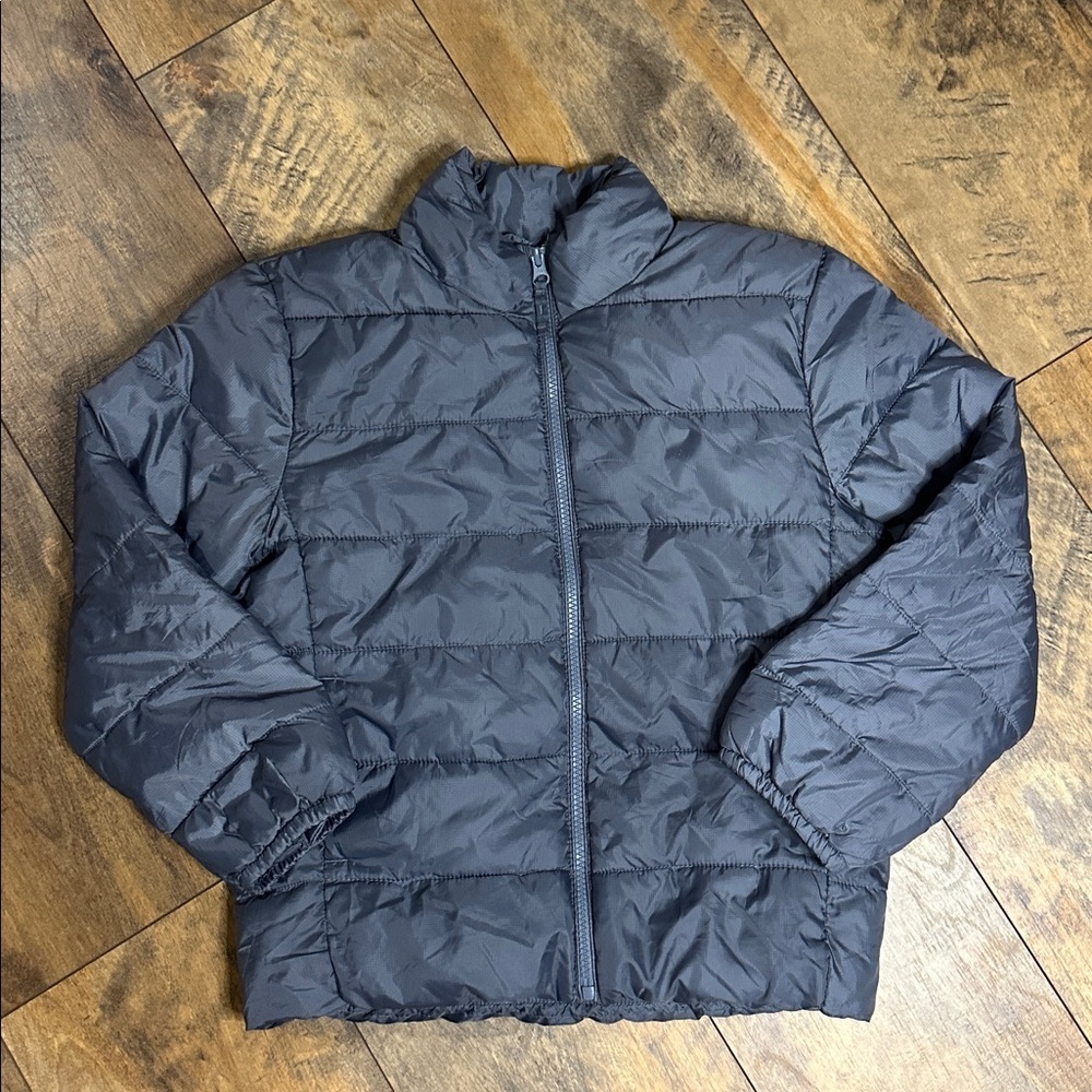 THE CHILDREN’S PLACE Slate Grey Puffer Jacket, Size M 7/8, EUC